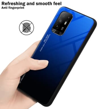 Oppo A94 5G Skal Fodral Case (Svart)