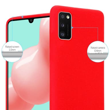 Skal Samsung Galaxy A41 Fodral Case (Röd)