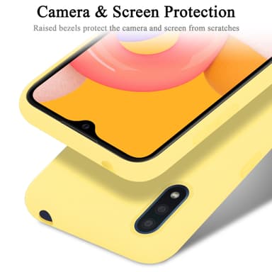 Samsung Galaxy A01 Skal Fodral Case (Gul)