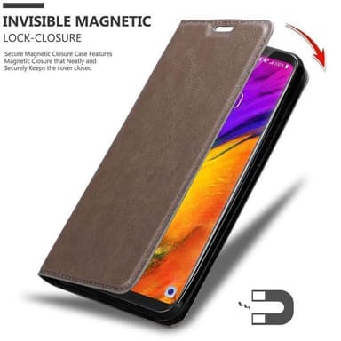 LG V35 Skal Fodral Case (Brun)