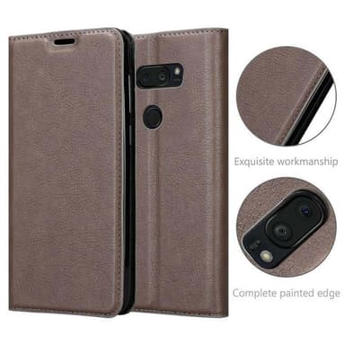 LG V35 Skal Fodral Case (Brun)