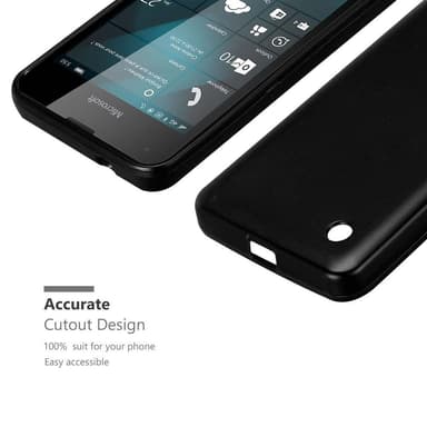 Skal Nokia Lumia 550 Fodral Case (Svart)