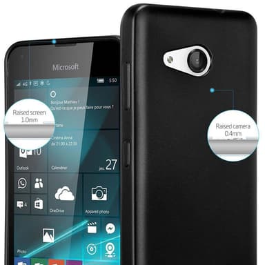 Skal Nokia Lumia 550 Fodral Case (Svart)