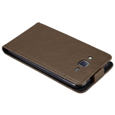 Samsung Galaxy J5 2015 Flipfodral Skal (Brun)