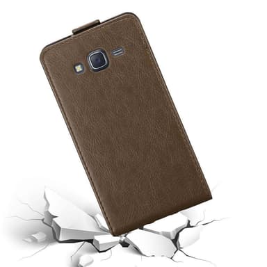 Samsung Galaxy J5 2015 Flipfodral Skal (Brun)