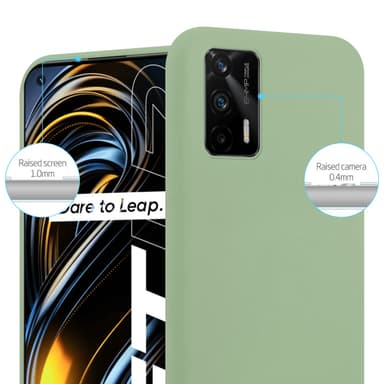 Skal Realme GT / GT Neo 2T / Q3 PRO Fodral Case (Grön)