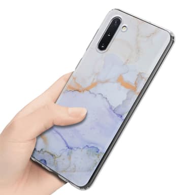 Samsung Galaxy NOTE 10 Plånboksfodral Skal (Vit)