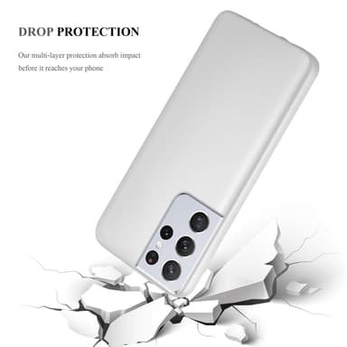 Skal Samsung Galaxy S21 ULTRA Fodral Case (Silver)