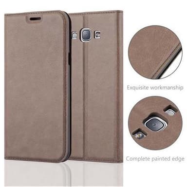Samsung Galaxy A8 2015 Skal Fodral Case (Brun)