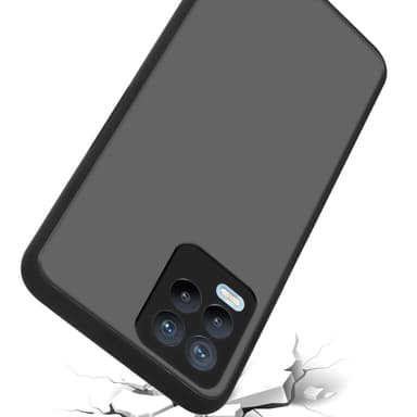 Realme 8 4G / 8 PRO Skal Fodral Case (Svart)
