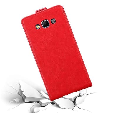 Samsung Galaxy A7 2015 Flipfodral Skal (Röd)
