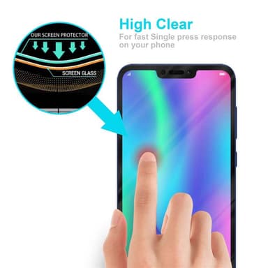 Honor 8C Skyddsglas Skyddsfilm Skärmskydd
