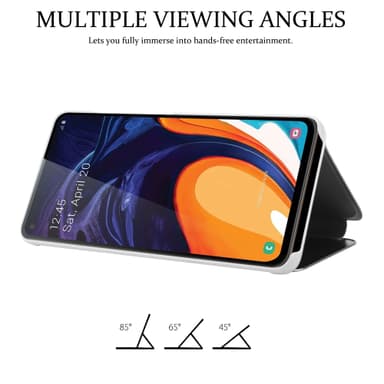 Samsung Galaxy A60 / M40 Plånboksfodral Skal (Silver)