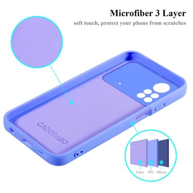 Xiaomi Poco X4 Pro Skal Fodral Case (Violett)