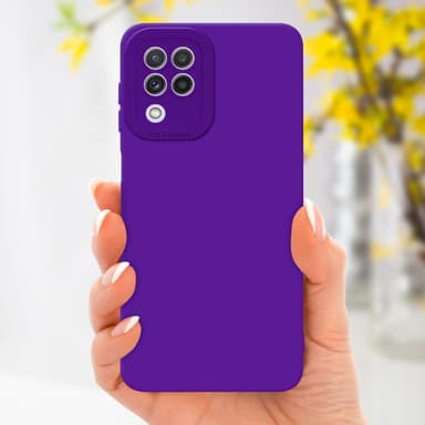 Samsung Galaxy A22 4G Skal Fodral Case (Lila)