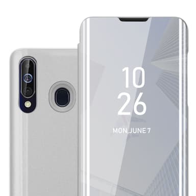 Samsung Galaxy A60 / M40 Plånboksfodral Skal (Silver)