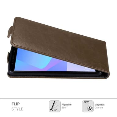 Honor 7A / Huawei Y6 PRIME 2018 Flipfodral Skal (Brun)