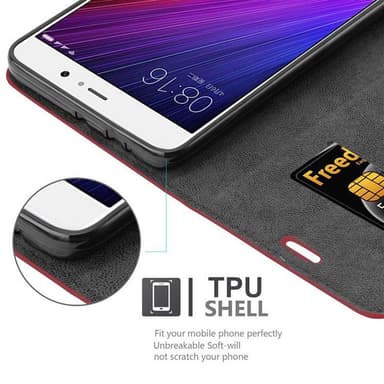 Xiaomi Mi 5s PLUS Skal Fodral Case (Röd)