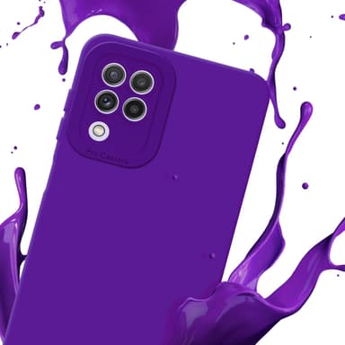 Samsung Galaxy A22 4G Skal Fodral Case (Lila)