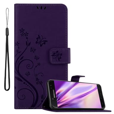 Samsung Galaxy J7 2018 Plånboksfodral Skal (Lila)