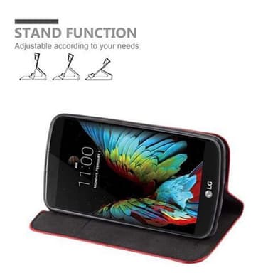 LG K10 2016 Skal Fodral Case (Röd)