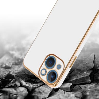 iPhone 14 Skal Fodral Case (Vit)