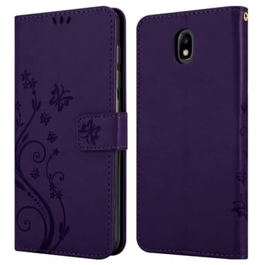 Samsung Galaxy J7 2018 Plånboksfodral Skal (Lila)