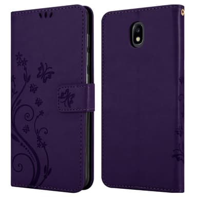 Samsung Galaxy J7 2018 Plånboksfodral Skal (Lila)