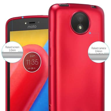 Skal Motorola MOTO C PLUS Fodral Case (Röd)