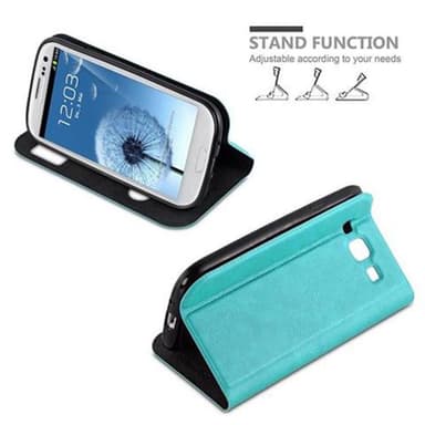 Samsung Galaxy S3 / S3 NEO Plånboksfodral Skal (Turkos)