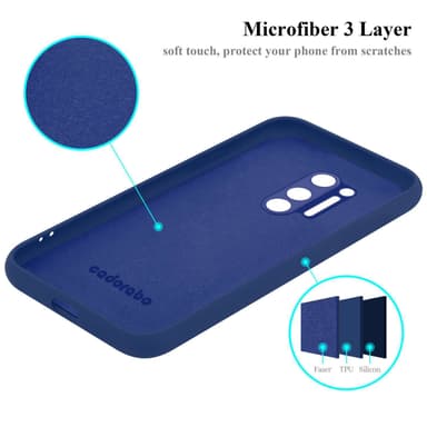 OnePlus 8 PRO Skal Fodral Case (Blå)