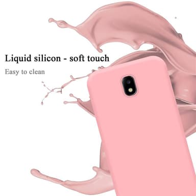 Samsung Galaxy J7 2017 Skal Fodral Case (Rosa)