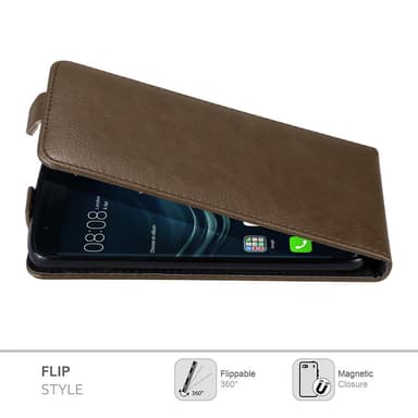 Huawei P9 PLUS Flipfodral Skal (Brun)