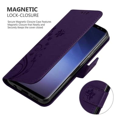 Samsung Galaxy S9 Plånboksfodral Skal (Lila)