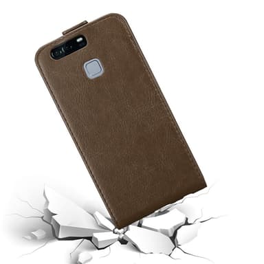Huawei P9 PLUS Flipfodral Skal (Brun)