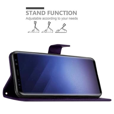 Samsung Galaxy S9 Plånboksfodral Skal (Lila)