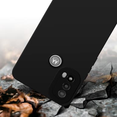 Motorola MOTO E20 Skal Fodral Case (Svart)