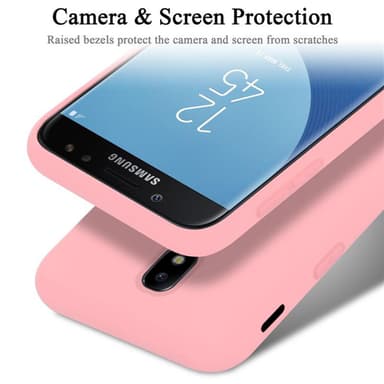 Samsung Galaxy J7 2017 Skal Fodral Case (Rosa)