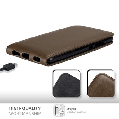 Huawei P9 PLUS Flipfodral Skal (Brun)