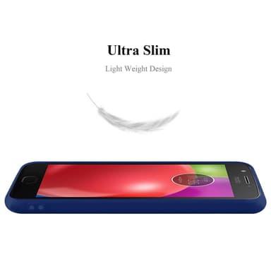 Skal Motorola MOTO E4 Fodral Case (Blå)