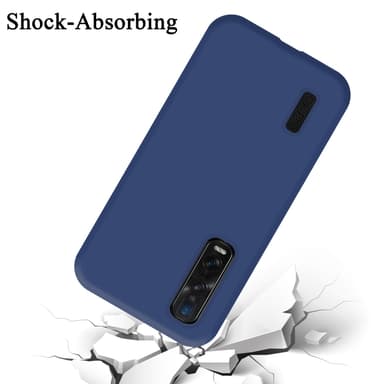 Oppo FIND X2 PRO Skal Fodral Case (Blå)