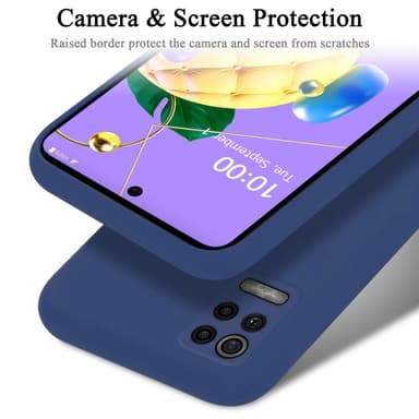 LG K52 / K62 / Q52 Skal Fodral Case (Blå)