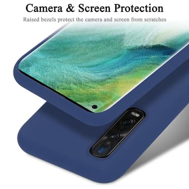 Oppo FIND X2 PRO Skal Fodral Case (Blå)