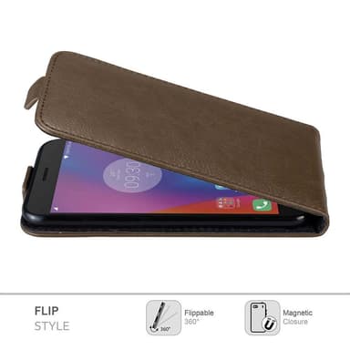 Lenovo K6 / K6 POWER Flipfodral Skal (Brun)