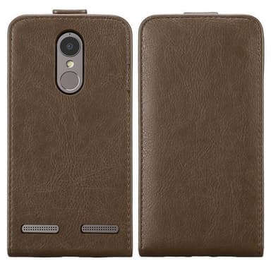 Lenovo K6 / K6 POWER Flipfodral Skal (Brun)
