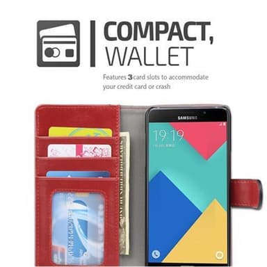 Plånboksfodral Samsung Galaxy A5 2016 Skal (Röd)