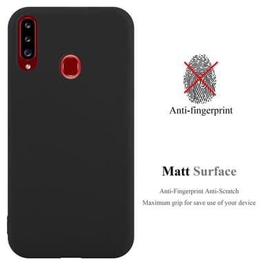Skal Samsung Galaxy A20s Fodral Case (Svart)
