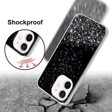 iPhone 12 MINI Skal Fodral Case (Svart)