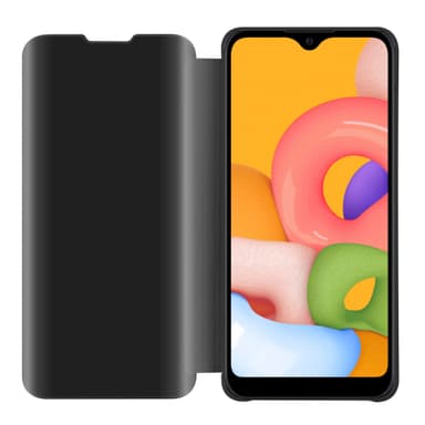 Samsung Galaxy A01 Plånboksfodral Skal (Svart)