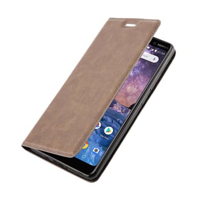 Nokia 7 PLUS Skal Fodral Case (Brun)
